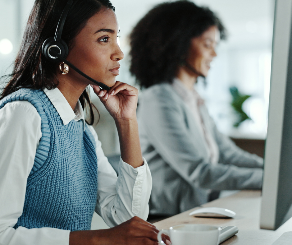 télésecrétaires qui travaillent